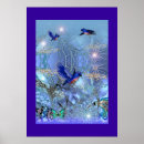 Pesquisar por pássaros da fantasia artes pósteres Azul