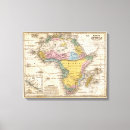 Pesquisar por mapa do país impressão de canvas Cheio