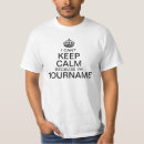 Pesquisar por mantenha o slogan calmo camisetas Para todos