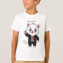 Pesquisar por desenho do gato camisetas Para crianças