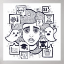 Pesquisar por desenho preto branco mulher pósteres Menina