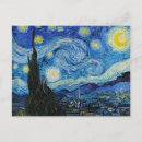 Pesquisar por van gogh starry night cartoes postais Arte