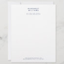 Pesquisar por azul marinho de papel papel timbrado Minimalista