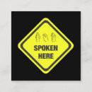 Pesquisar por surdo cartao de visita Linguagem gestual americano