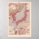 Pesquisar por mapa de japão pósteres Vintage