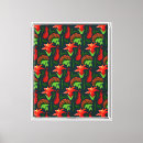 Pesquisar por flores exóticas impressão de canvas Folhas