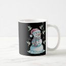 Pesquisar por animais na neve canecas Santa claus