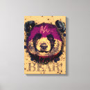 Pesquisar por urso panda impressão de canvas Colorido