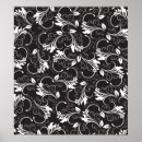 Pesquisar por fundo floral preto branco artes pósteres Qualquer pessoa
