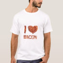 Pesquisar por eu te amo bacon camisetas Engraçado