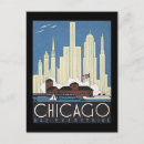 Pesquisar por arte chicago cartoes postais Vintage