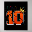 Pesquisar por número 10 pósteres Aniversário