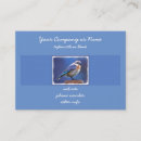 Pesquisar por bluebird cartao de visita Azul