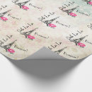 Pesquisar por torre eiffel paris papel de presente Ooh la la