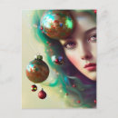 Pesquisar por de natal artístico cartoes postais Verde