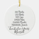 Pesquisar por vinte cinco ornamentos Aniversário