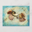 Pesquisar por vintage seashell cartoes postais Praia