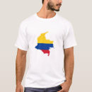 Pesquisar por bandeira colômbia camisetas Mapa