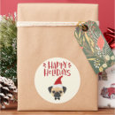 Pesquisar por natal pug adesivos Animal