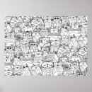 Pesquisar por gatos coloridos pósteres Amantes de gatos