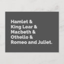 Pesquisar por shakespeare cartoes postais Hamlet