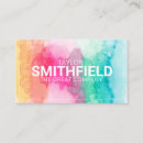 Pesquisar por splatter da tinta cartao de visita Azul