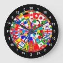 Pesquisar por nosso mundo relogios de parede Bandeira