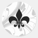 Pesquisar por flor de lis adesivos Preto e branco