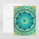 Pesquisar por mandala azul cartoes postais Ouro