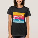 Pesquisar por arte do dachshund camisetas Cachorro salsicha