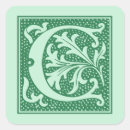 Pesquisar por letra c monograma adesivos Verde