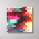 Pesquisar por arte do pixel impressão de canvas Moderno