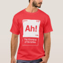 Pesquisar por ah o elemento de surpresa camisetas Ciência