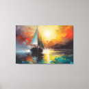Pesquisar por veleiro no mar impressão de canvas Iate