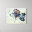 Pesquisar por bolhas impressão de canvas Menina