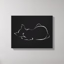 Pesquisar por silhueta preta impressão de canvas Para todos