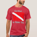 Pesquisar por mergulhador certificado camisetas Mergulhadores