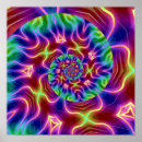 Pesquisar por fractal espiral pôsteres pósteres Psicodélico