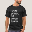 Pesquisar por língua espanhola camisetas Falar
