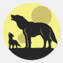 Pesquisar por lobo silhueta adesivos Lua