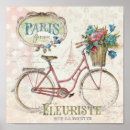 Pesquisar por bicicleta flores pôsteres pósteres Paris