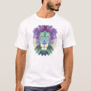 Pesquisar por leão geométrico camisetas Felino