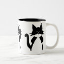 Pesquisar por gatinho branco preto canecas Engraçado