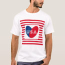Pesquisar por vermelho e branco listrados camisetas Americano