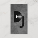 Pesquisar por vinyl cartao de visita Dj