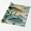 Pesquisar por paisagens papel papel de presente Verde