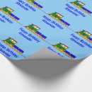 Pesquisar por trem papel papel de presente Menino