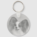 Pesquisar por papillon chaveiros Cão da borboleta