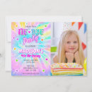Pesquisar por tie dye convites Menina