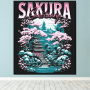 Pesquisar por sakura impressão de canvas Japonês